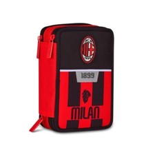 ASTUCCIO SCUOLA  3 ZIP SEVEN  MILAN 1899 ACM