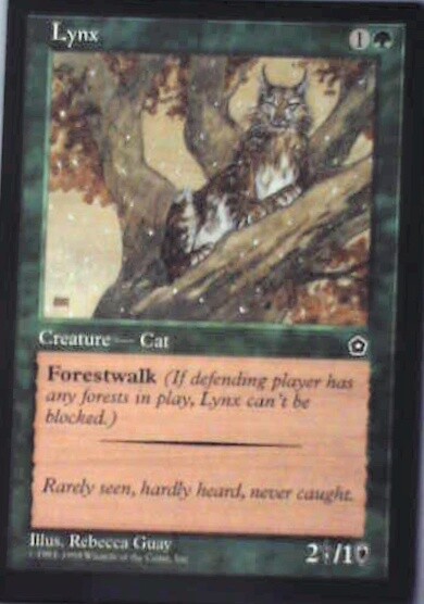 Lynx - Portal Second Age: #132, Magic: The Gathering Nm R110