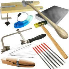 Jewelry Making Kit Basic Tool Jewelers Set - Hammers Saw Frame Files