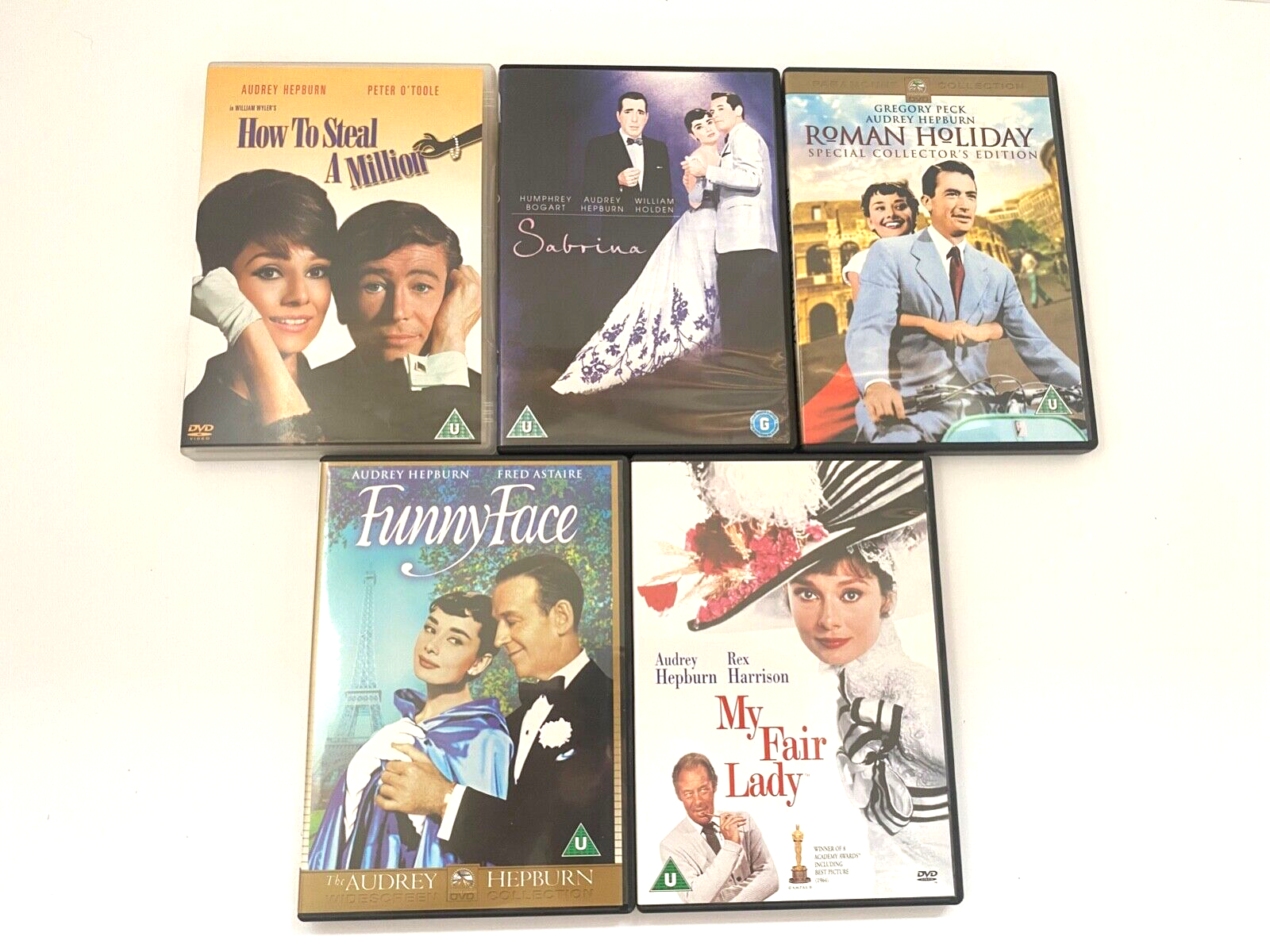 Audrey Hepburn DVD Bundle - Roman Holiday, Sabrina, Funny Face, My Fair Lady etc