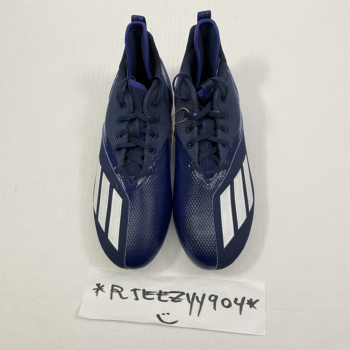 Mens Size 12.5 | Adidas Adizero Scorch Football Cleats Navy 