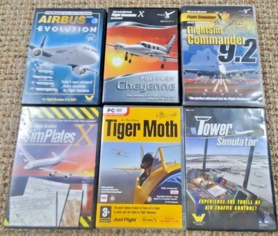 Aerosoft/Dauntless/AIRBUS Flight Simulator X software bundle (FC17-4-G558)