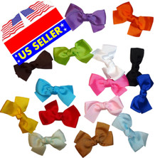 15 PCS 3" Boutique Hair Bows Clips Accessories For Girls Toddlers Kids