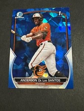 2023 BOWMAN CHROME Sapphire ANDERSON DE LOS SANTOS 1ST #BCP-207 - FREE SHIPPING