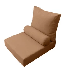 Small 23x24x6 Knife Edge Outdoor Deep Seat Back Rest Bolster Cover ONLY - AD104