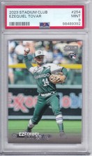 2023 Topps Stadium Club #254 EZEQUIEL TOVAR RC Rockies ROOKIE Card MINT PSA 9