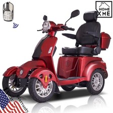 Heavy Duty 4 Wheels Electric Mobility Scooter 500lbs Capacity All Terrain Senior
