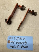 Simplicity 725 Tractor Hood Pivot Link Assemblies