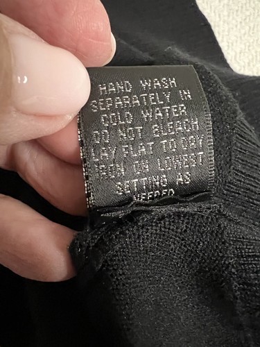 Cárdigan Cyrus Negro Frente Abierto Para Mujer Talla 1XLarge Botones Plateados SUAVE - Imagen 9 de 12