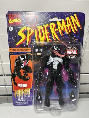 Marvel Legends 85th Anniversary Retro Venom Action Figure Spider-Man US New