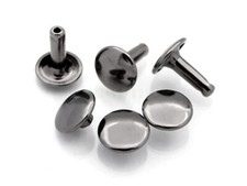 9mm Cap x 8mm Post Leather Rivet Double Cap Rivets Tubular Metal Rapid Rivet ...