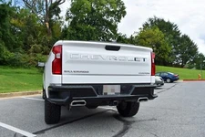 New Chrome Chevrolet Raised Tailgate Letters Decal for 2019-2024 Chevy Silverado