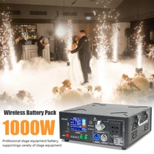 1000W Battery Pack Portable Rechargeable Battery Power Cold Spark Machine