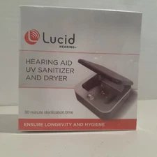 Lucid Hearing Aid UV Sanitizer and Dryer New in package