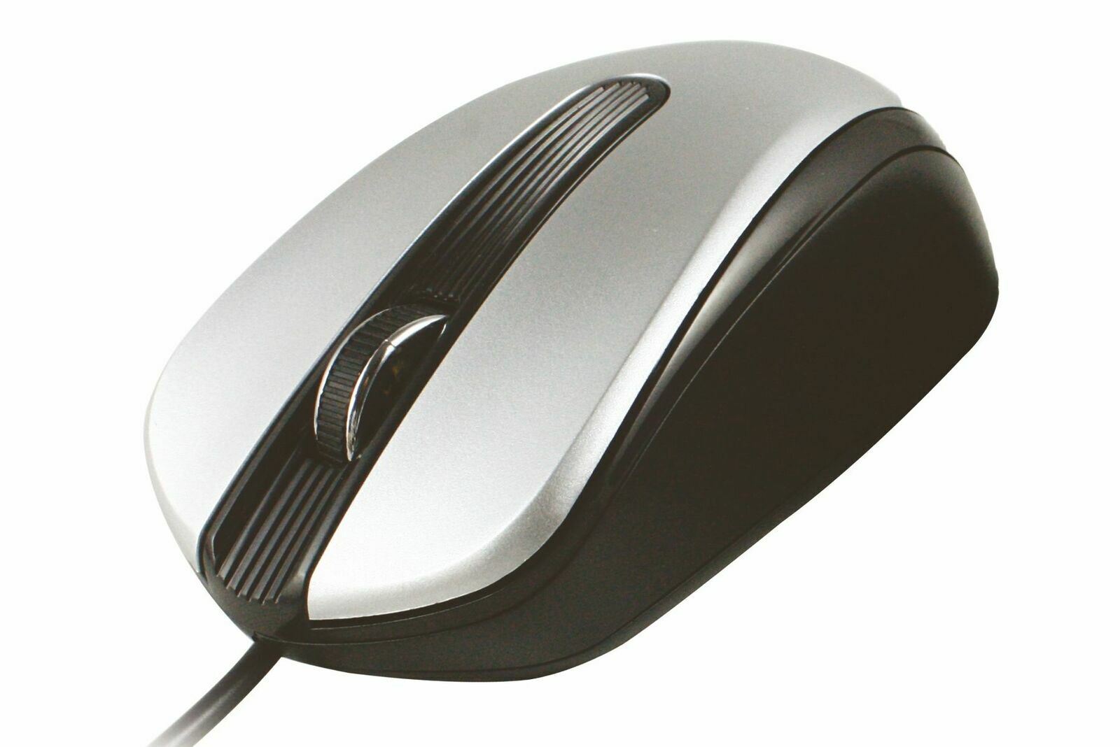 Silver Laptop Notebook PC Wired USB Mini 3 Button Optical Scrol Mouse ...