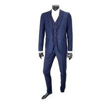 Symbols Men's Ceremony 3 Pieces Slim A10908S Blue