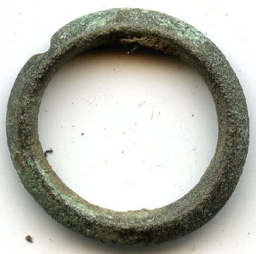 Authentic bronze Ancient Celtic ring money, 800-500 BC, Europe