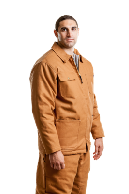 New Duck Canvas Heavy Duty Work Jacket Parka Quilted Lined Mens