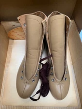 NOS Riedell 3311 Roller Skates Tan Leather boots mens Size 11