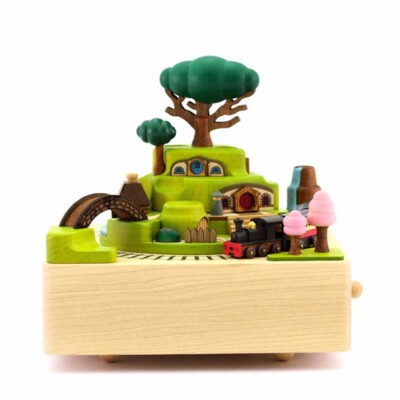 Wooderful Life - Spring Train Music Box Wooderful Life - Wooden Music Box