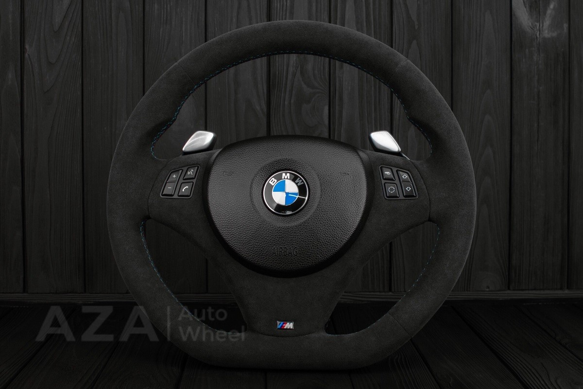BMW E90 E92 M3 128i Alcantara Steering Wheel 335i 135i 328i Paddle