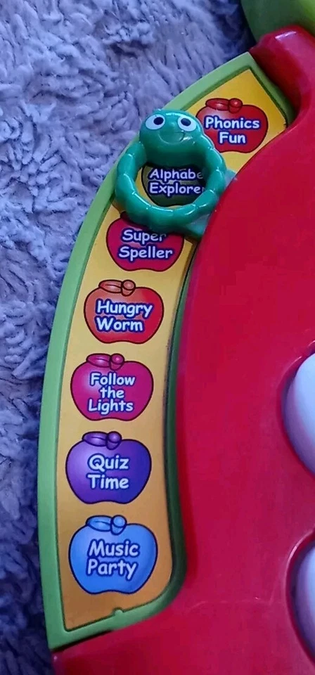 Vtech Alphabet Apple ABC Learning Toy Letters Time Phonics Words Tested Works - Image 4 of 4