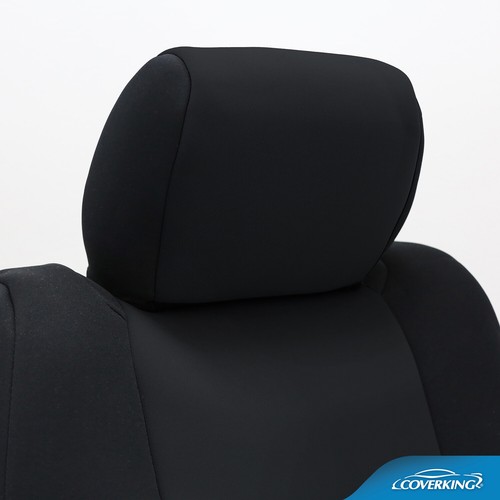 Premium Genuine Neoprene Custom Front Seat Covers for Jeep Wrangler TJ with Logo - Picture 10 of 16