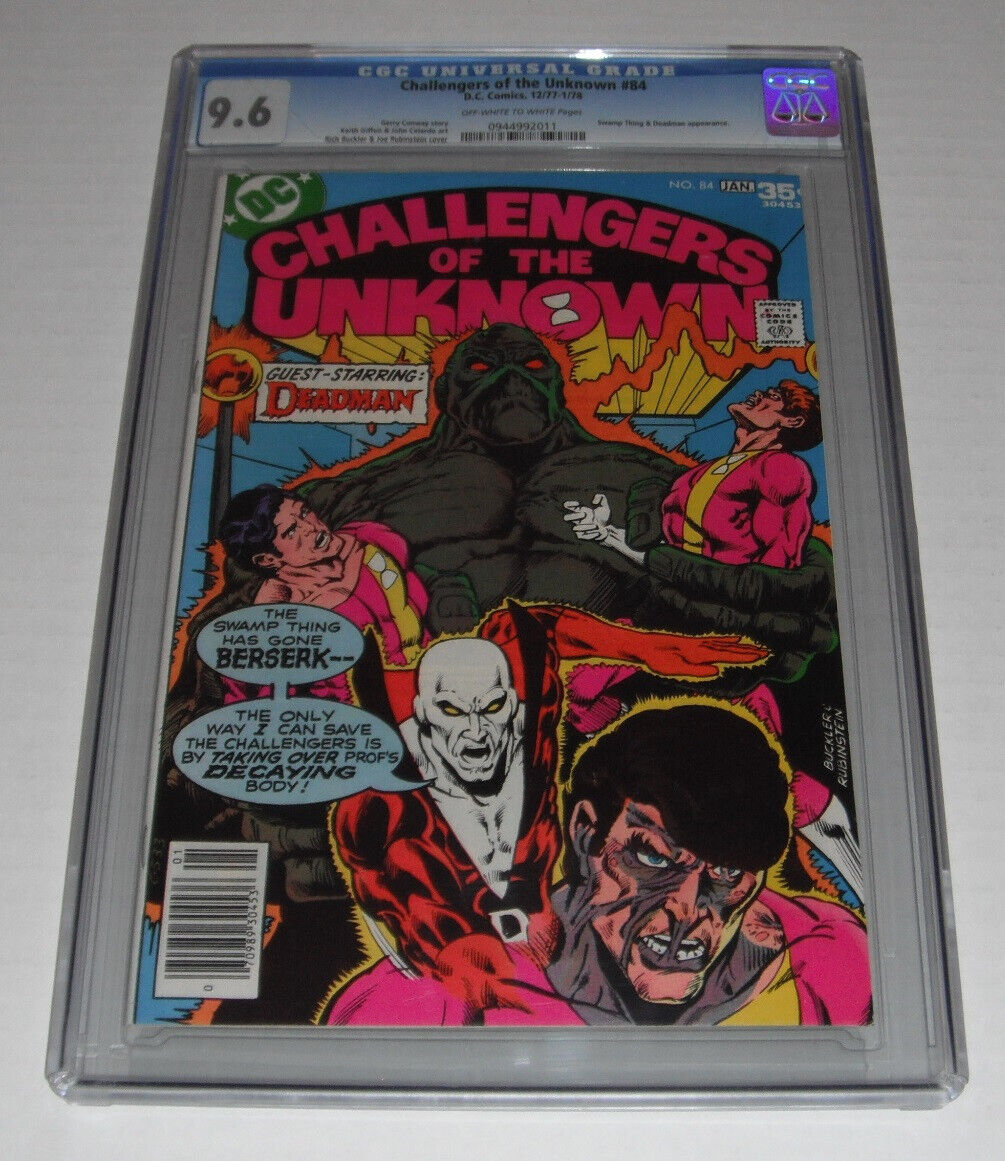Challengers of  the Unknown # 84...CGC Blue slab 9.6  NM+ grade--1976 comic--cc