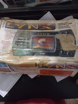 Lynx -Atari handheld with three games 77000504135| eBay