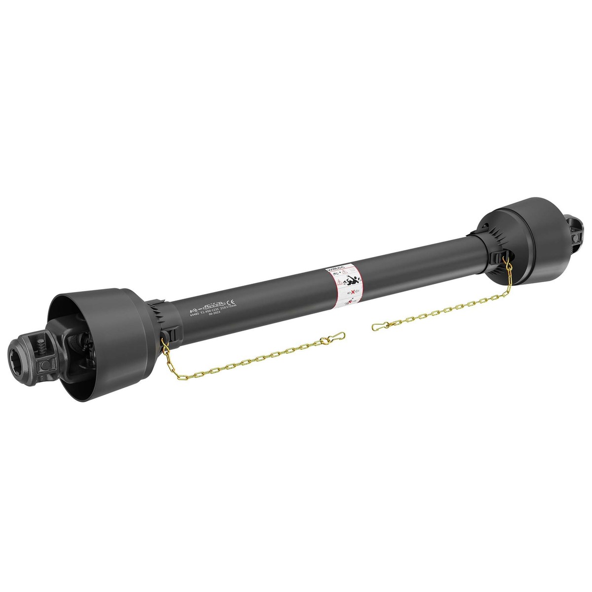 Arbre de transmission T1 Cardan 950-1235mm 210Nm 540tr/min 18kW 1 3/8