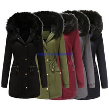 Neu warme Damen Kapuze Winter Jacke Mantel Te...