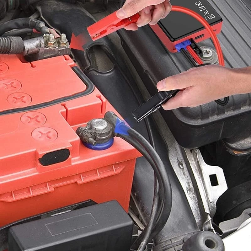 GOLDGE Car Jump Starter 600A Peak 12V Output Portable Battery