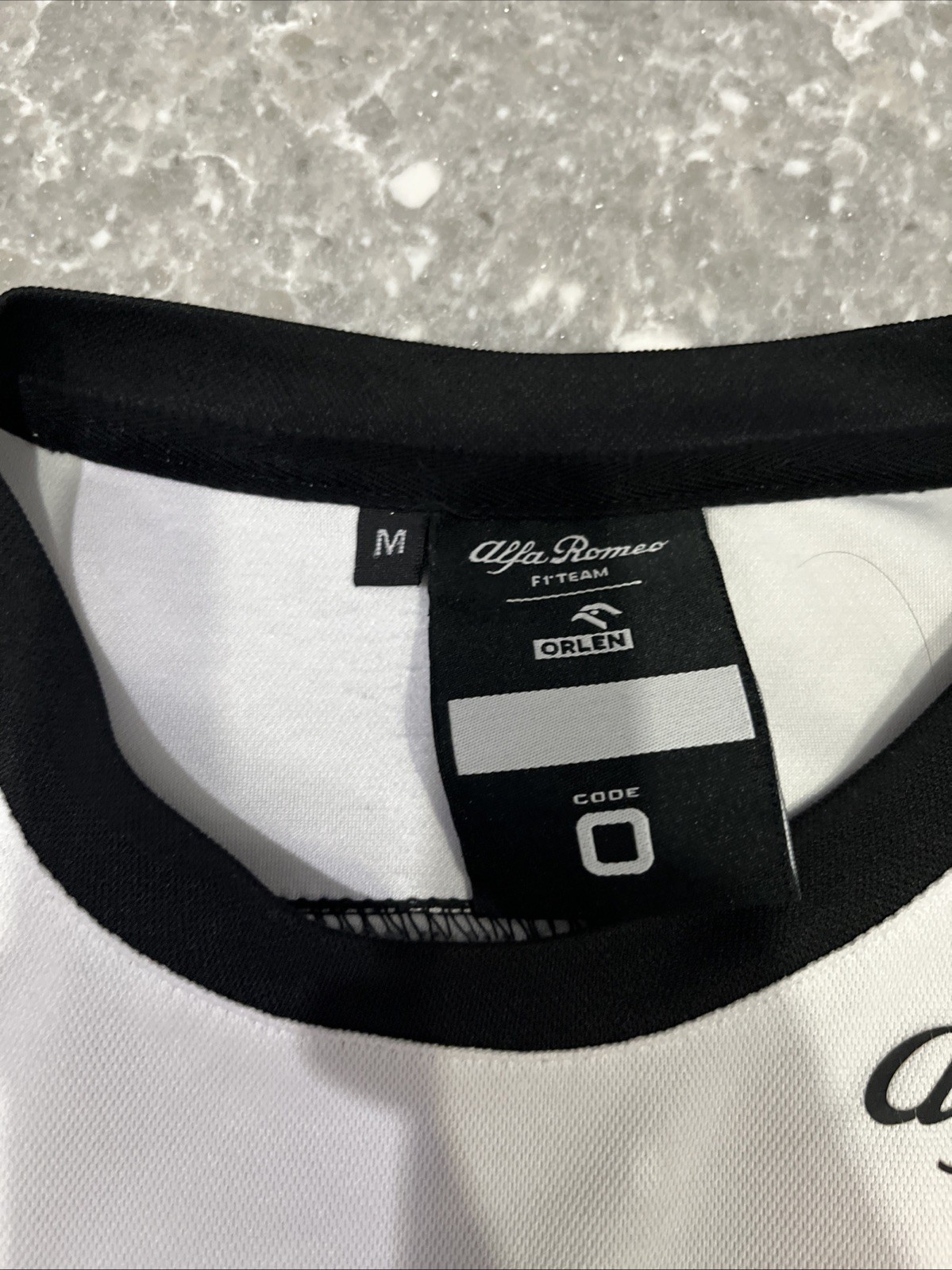 Alfa Romeo F1 race team collection code zero orlen racing shirt Men’s M