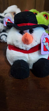 SWIBCO Puffkins Flurry Snowman Mini Plush Vintage 1997 Style 6669