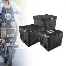 Bike Front Basket Cover Detachable Waterproof Bicycle Basket Rain Cover for