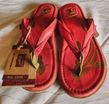 Tongs en cuir rouge Onitsuka Tiger vintage   ...