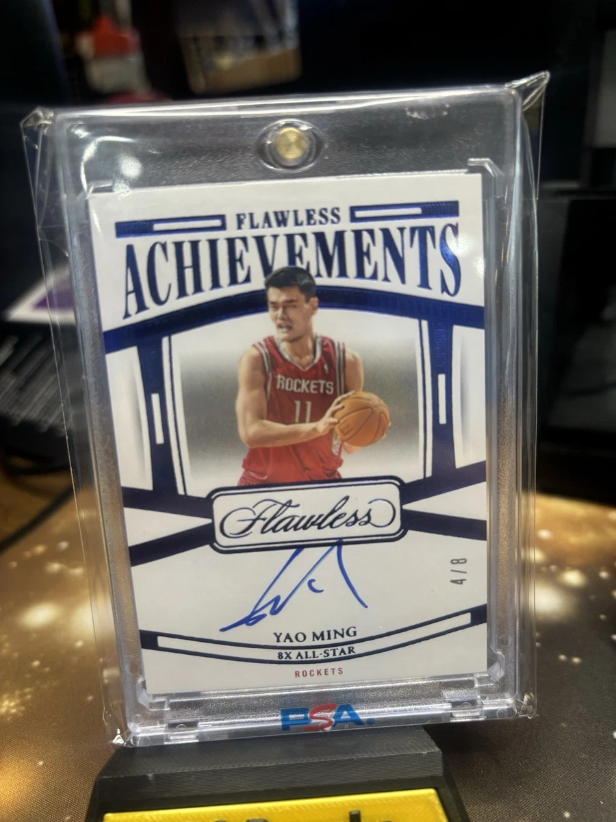 Yao Ming Basketball Autographed Sports Trading Cards & Accessories