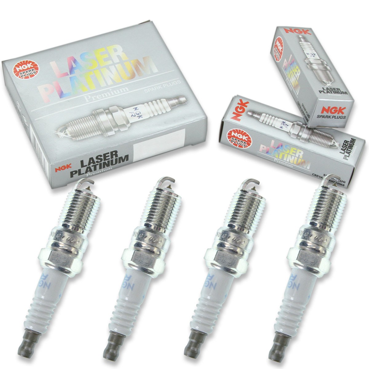 4 pc NGK 3784 PTR5D-10 Laser Platinum Spark Plugs for PT16TT IT16TT in