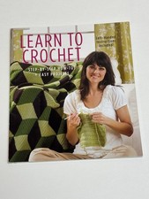 Leisure Arts Learn to Crochet Booklet Crochet Patterns Medium 4