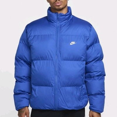 Nike Sportswear Club Primaloft Full Zip Puffer Jacket Blue Sz Medium FB7368-480