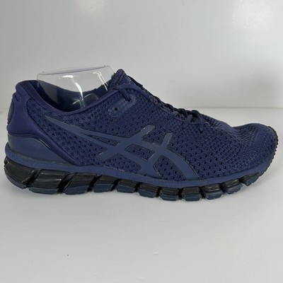 ASICS Gel-Quantum 360 Knit Mens 9.5 Running Shoes T840N Navy Blue Sneakers Walk