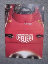Vintage Heuer Catalogue - Chronographs 1970's