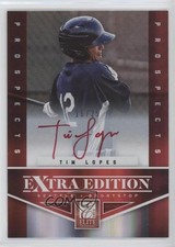 2012 Elite Extra Edition Prospects Red Ink Signatures 16/25 Tim Lopes Auto 0q3