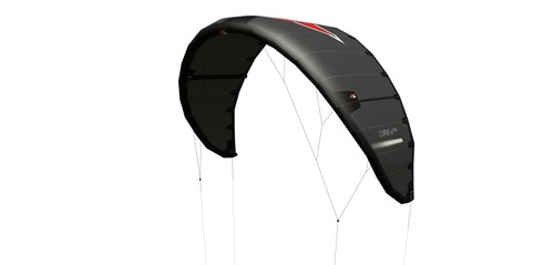 F2 Tubekite CURVE Black 2025 - tamaño 9 m²