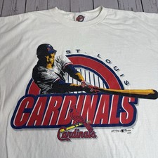 Vintage 90s St Louis Cardinals Graphic T Shirt Single Stitch Adult XL USA Made