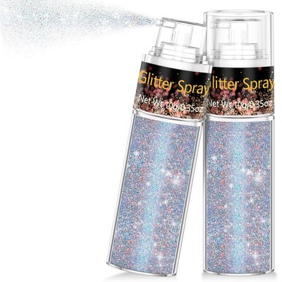 Hair and Body Glitter Spray, 1PC Glint-Rainbow 