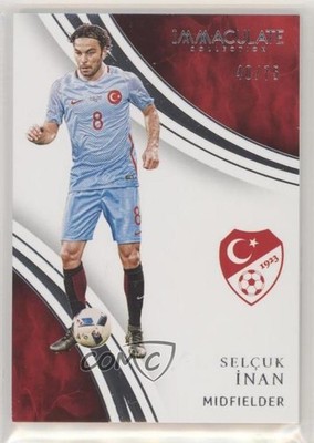 2017 Panini Immaculate 40/75 Selcuk Inan #50 0s5