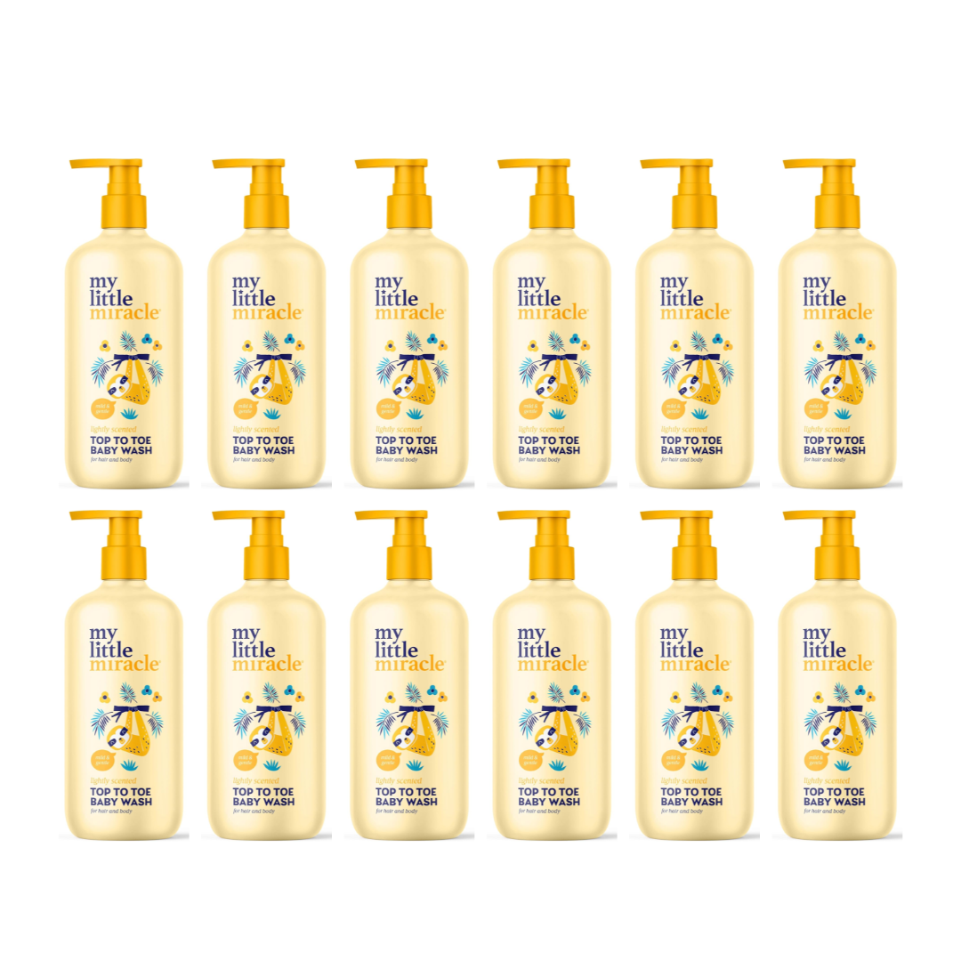 My Little Miracle Top to Toe Baby Wash for Hair and Body 500ml - Pack of 2 - Image 8