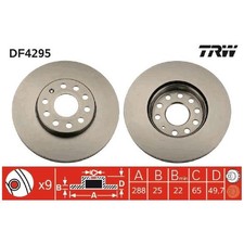 2x Bremsscheibe vorne für Cupra Leon KL1 | 26245918