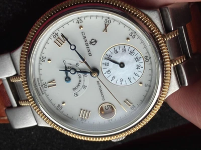 Candino, Modell Reserve De Marche GMT Swiss Automatic ETA 2892-A2 37mm - Bild 1 von 4